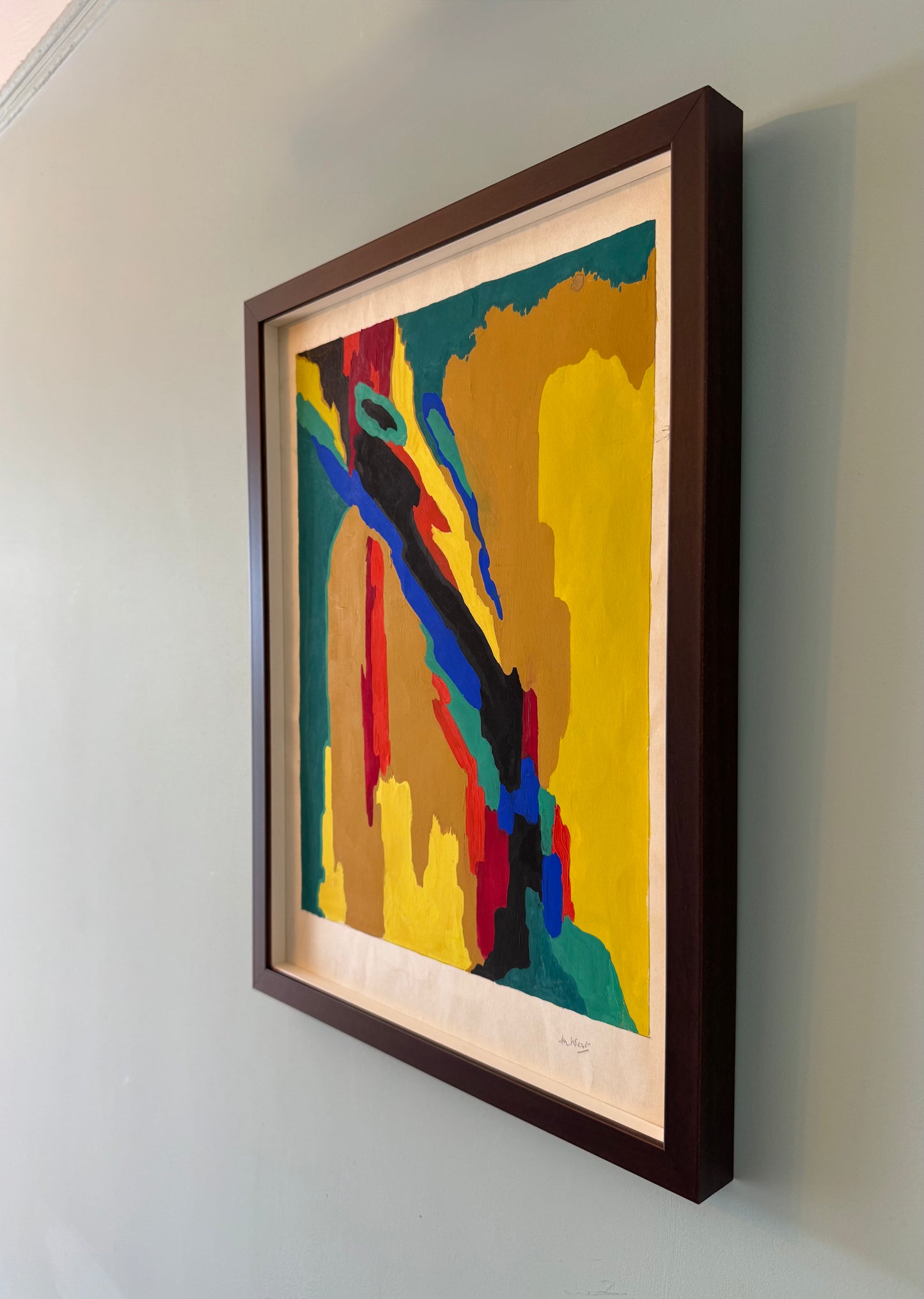Abstract Composition, Signed M. West