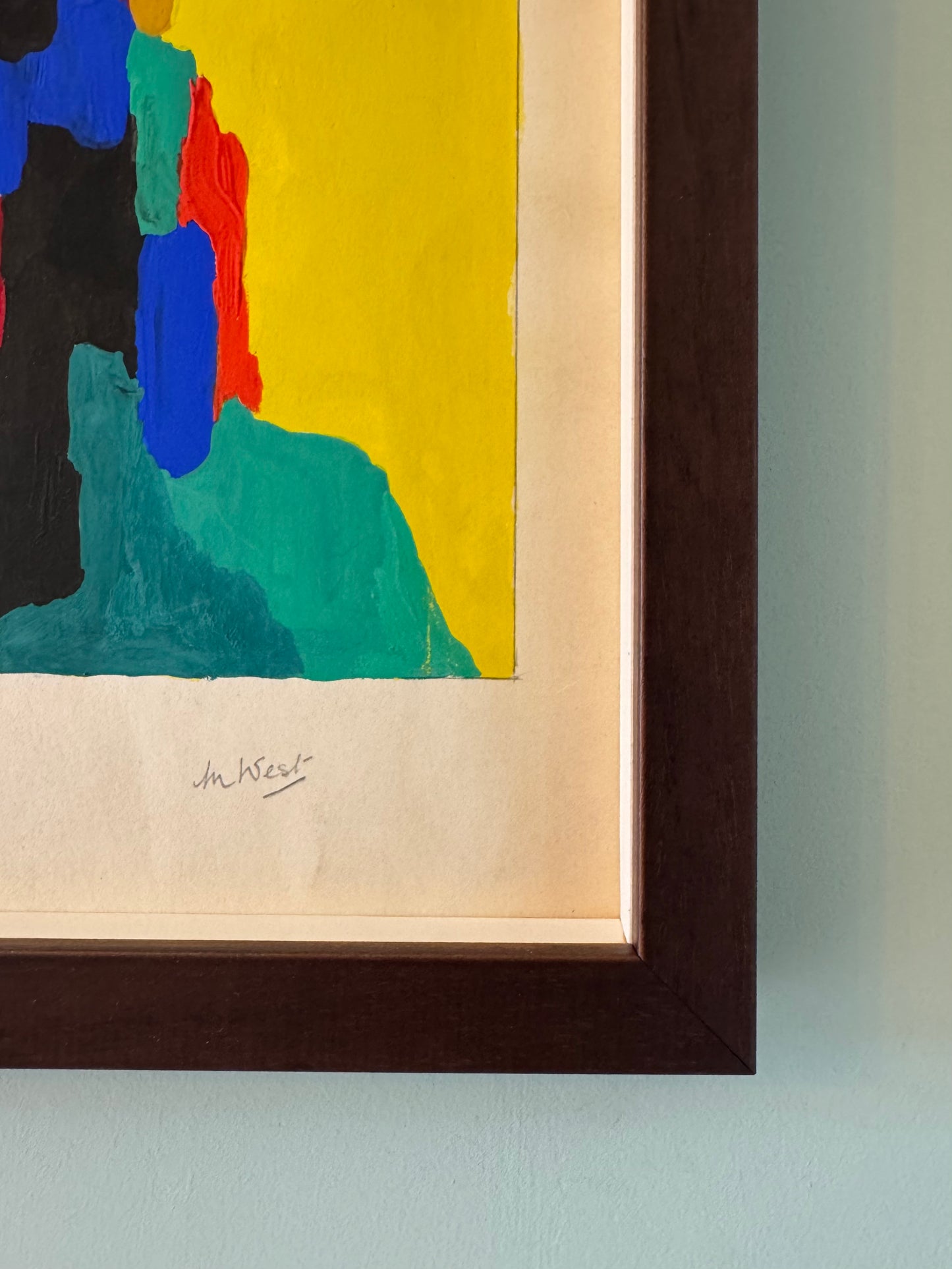 Abstract Composition, Signed M. West