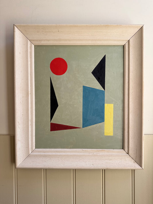 Aquamarine Geometric Abstract