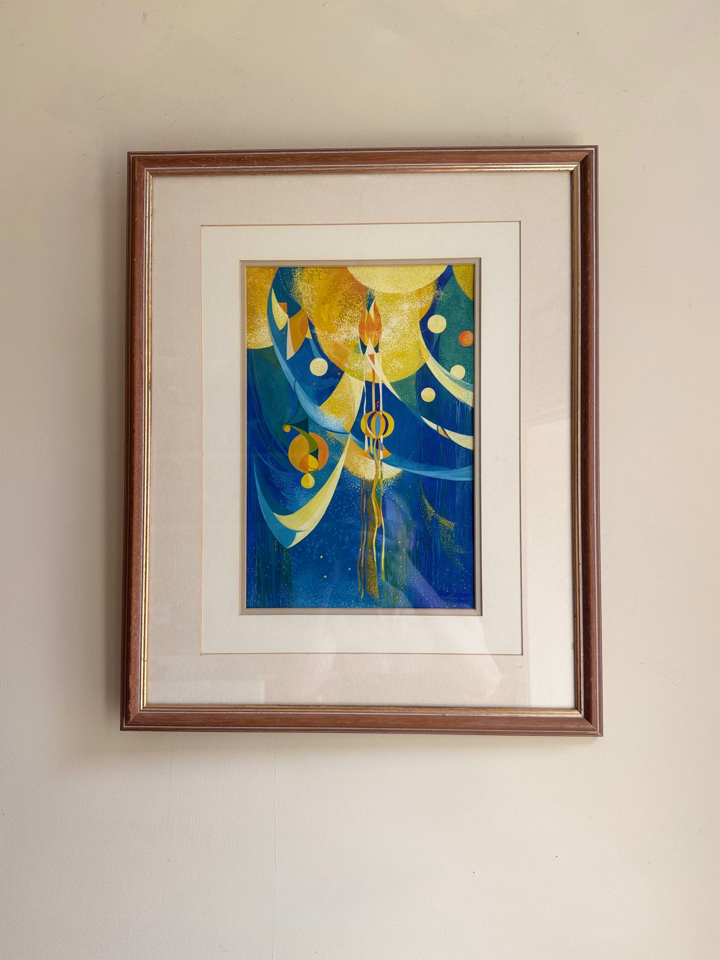 Abstract Gouache