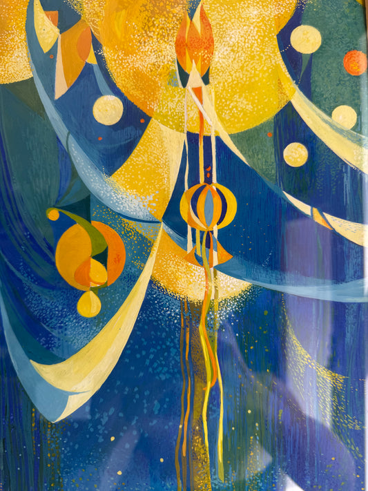 Abstract Gouache